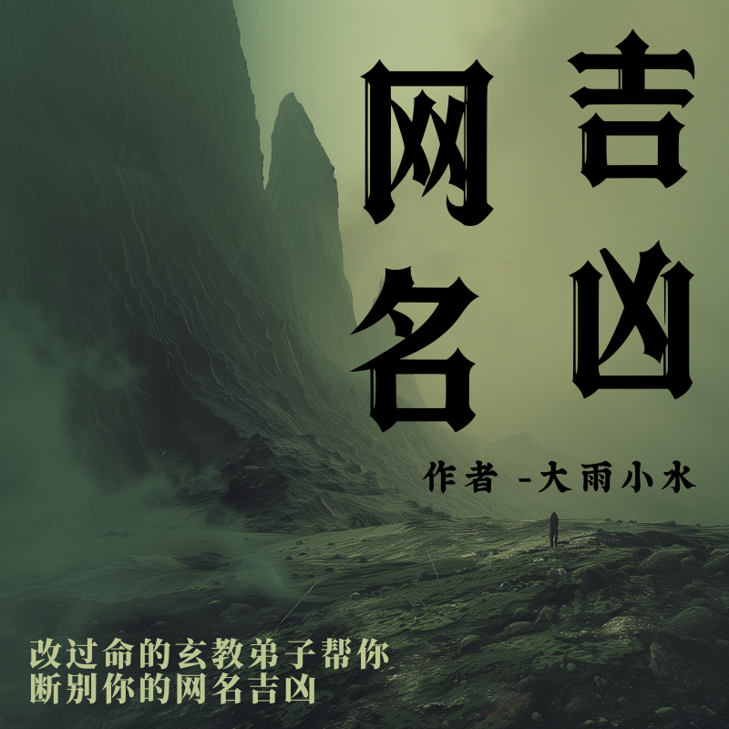 天涯神贴之风水网名是否会影响你的命运—改过命的玄教弟子帮你断别你的网名吉凶-大雨小水