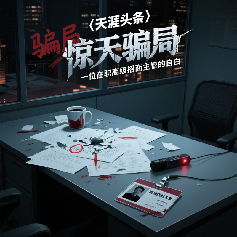 天涯神贴 〖天涯头条〗 惊天骗局（一位在职高级招商主管的自白）